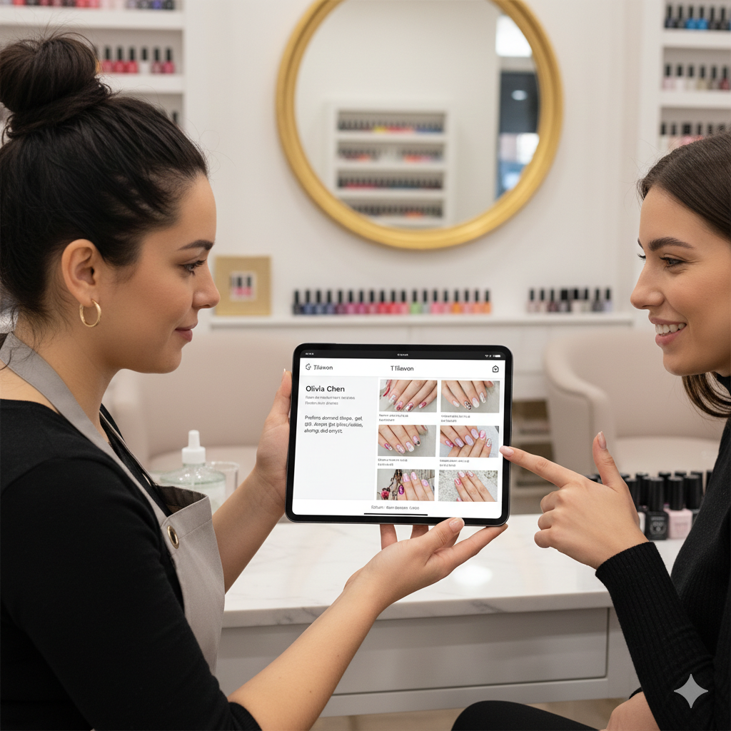 Why Client Notes and Photos Are Secret Weapons for Nail Salons - Tilavon nail salon blog